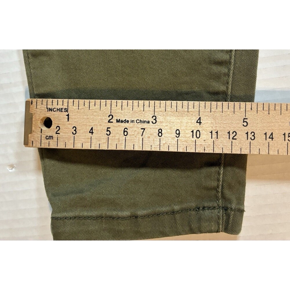 Judy Blue Olive Green Skinny Jeans Juniors 13/31 Stretch High Rise Ankle - Picture 8 of 9
